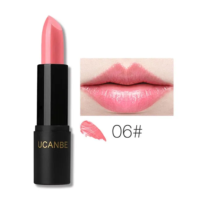 8 Colors Moisturizing Smooth Lipsticks Matte Shimmer Waterproof Long Lasting Lips Stick