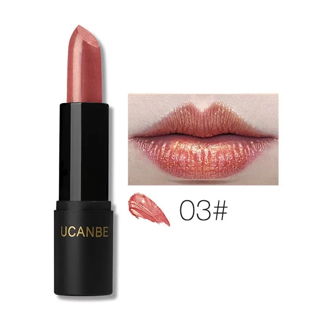 8 Colors Moisturizing Smooth Lipsticks Matte Shimmer Waterproof Long Lasting Lips Stick