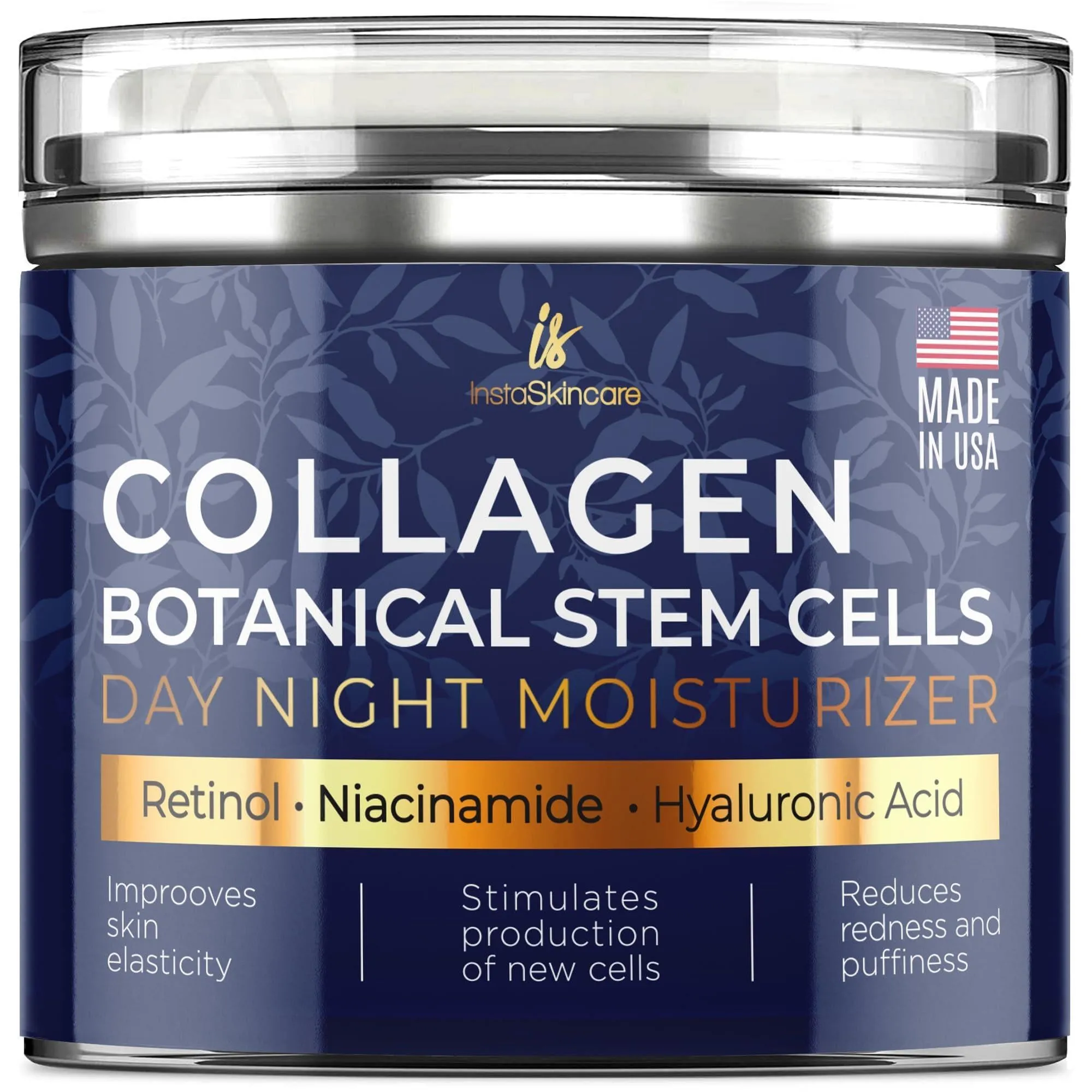 Advanced Collagen Retinol Stem Cell Cream for Skin | Day & Night Face