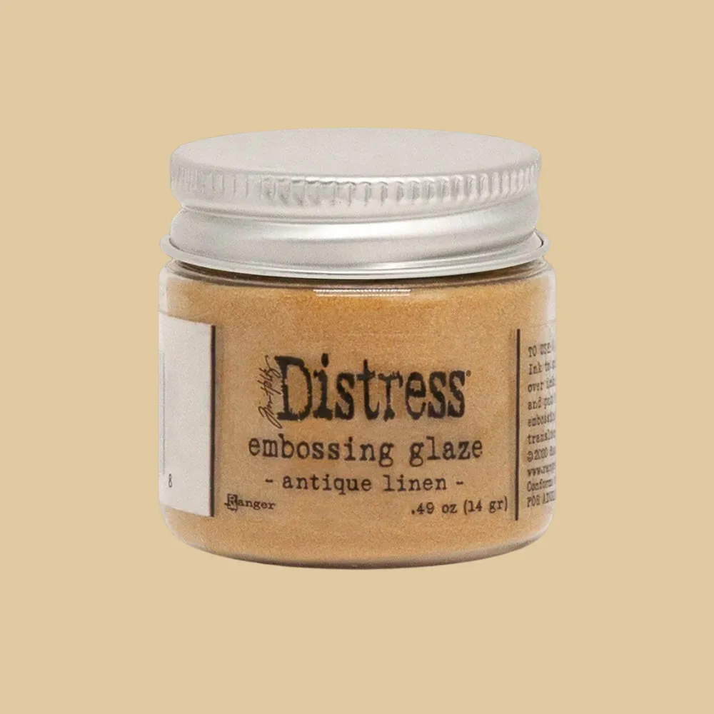 Antique Linen Distress Embossing Glaze