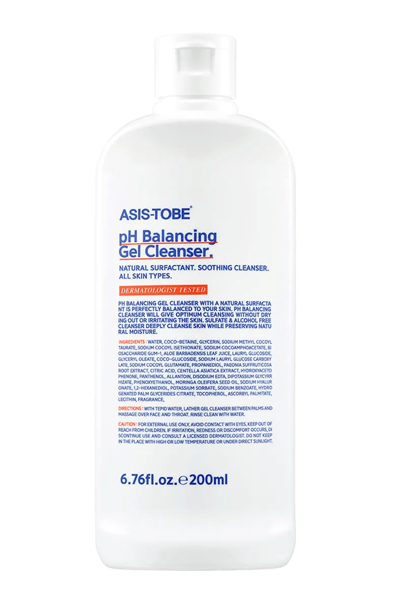 ASIS-TOBE pH Balancing Gel Cleanser 200ml