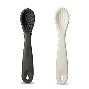 black   white | razberry silicone training spoons