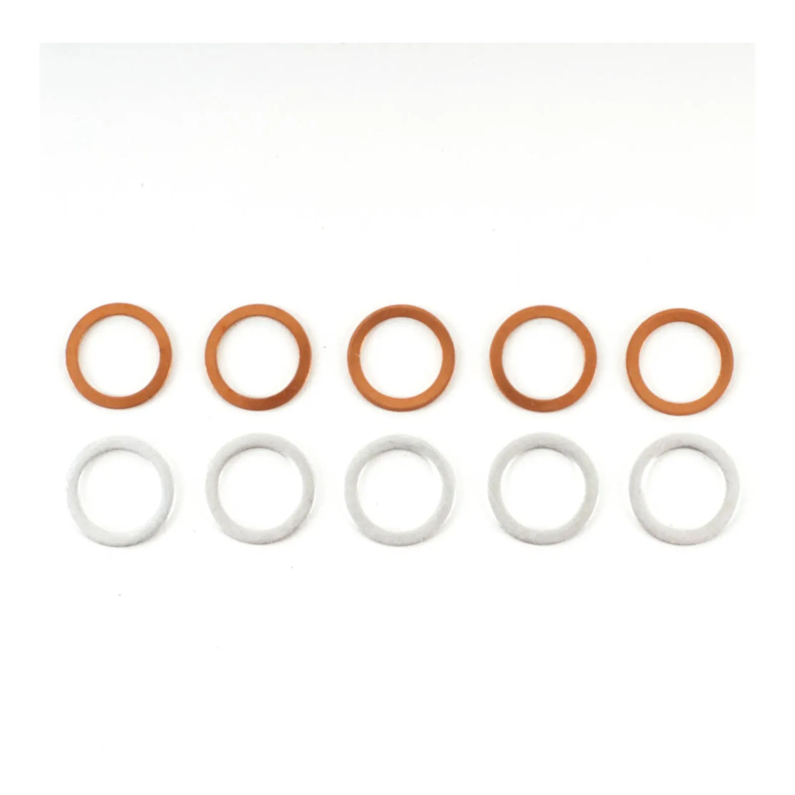 BOLT M10 "BANJO BOLT" ALU/COPPER CRUSH WASHER (Pkt of 10)