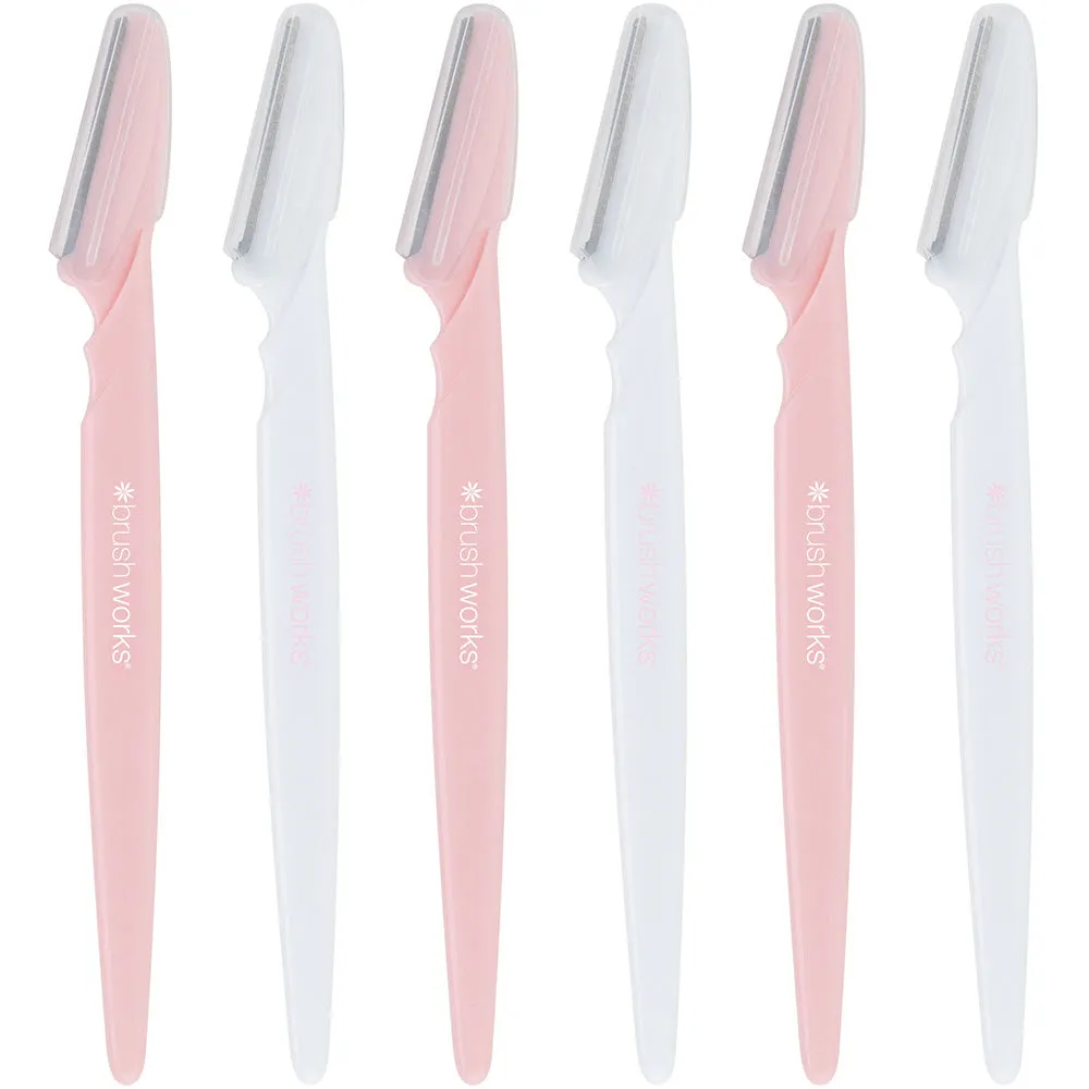 Brushworks Angled Dermaplaners Pack Of 6