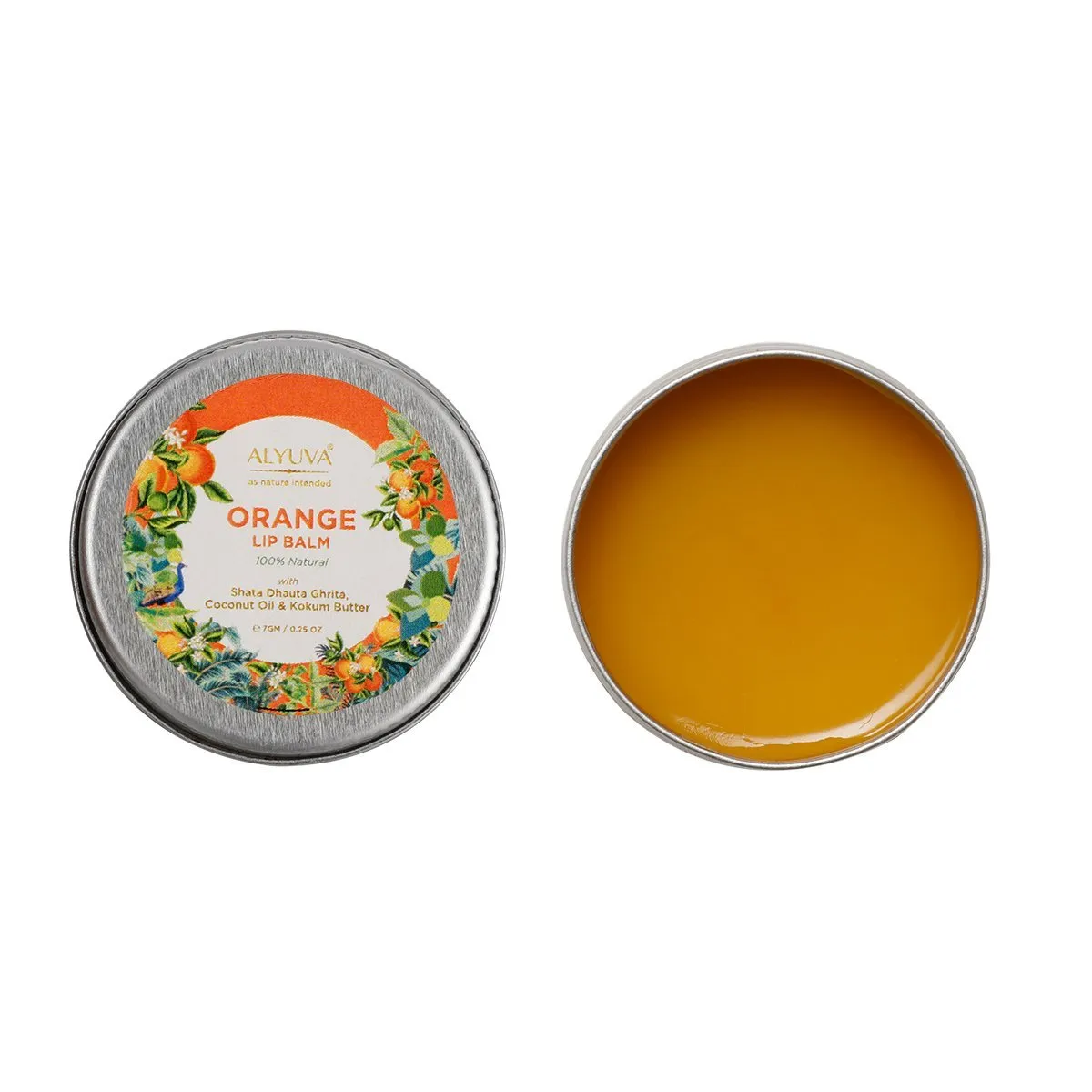 Combo of Ghee Enriched Strawberry & Orange Lip Balms