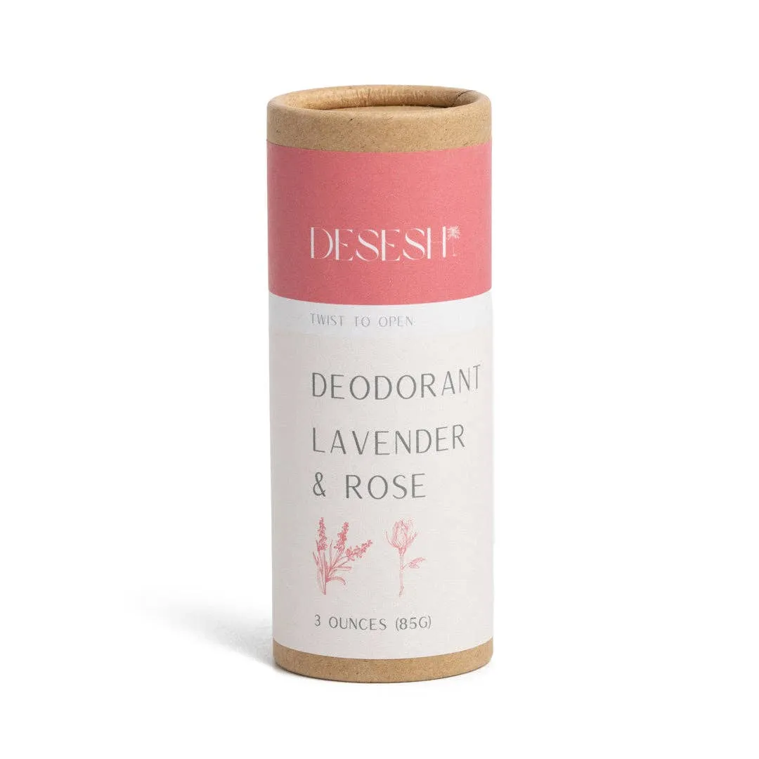 Desesh- Natural Deodorant (Aluminum Free, With Essential Oils)