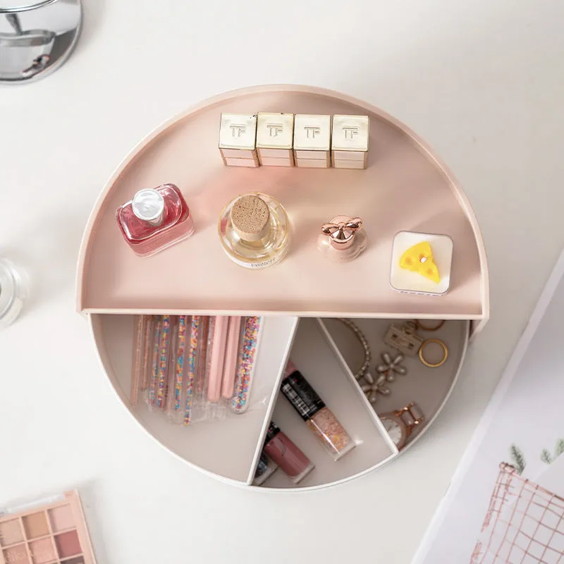 Desktop Rotating Multi-Layer Cosmetic Storage Box