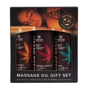 Earthly Body Summer Massage Oil Trio