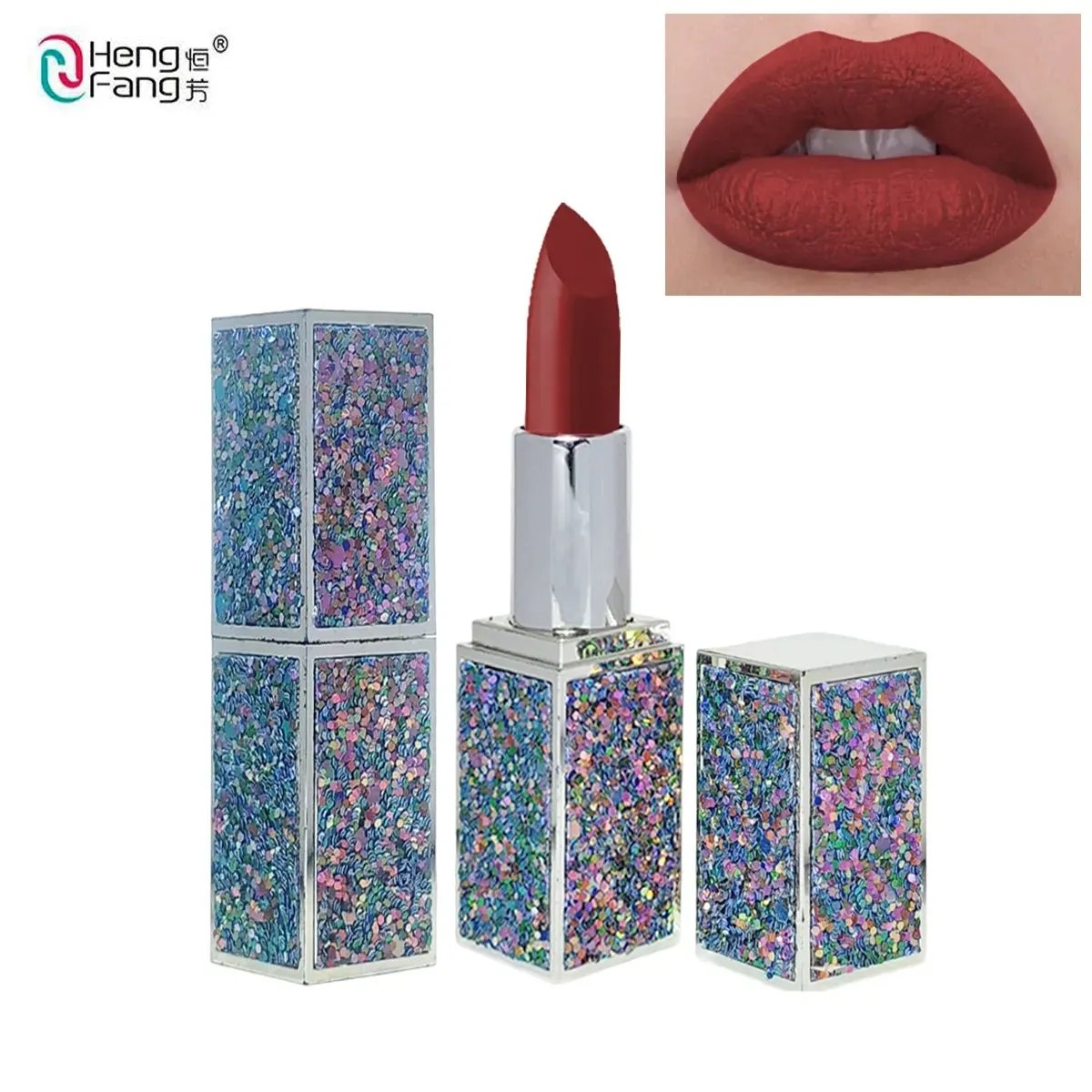 Heng Fang Diamond 6 Pc Long Lasting Matte Lipsticks Set