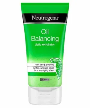 Johnson And Johnson Johnson Neutrogena Oil Balancing Lime And Aloe Vera Daily Exfoliator