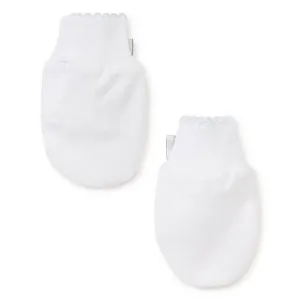 Kissy Kissy Basic Mittens White Blue