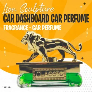 Lion Sculpture Car Dashboard Car Perfume Fragrance - Multi Color - Car Perfume Fragrance Freshener Smell