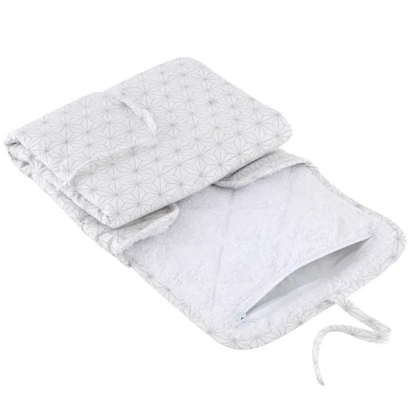 Little Crevette Travel Changing Matress Pompom