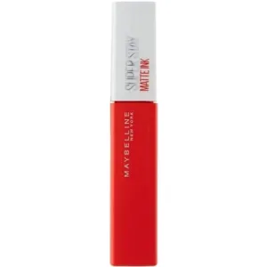 Maybelline Superstay Matte Ink Long Lasting Liquid Orange-Red Lipstick longevity 12 hours, non-drying, shade 25 Heroine, Maybelline New York