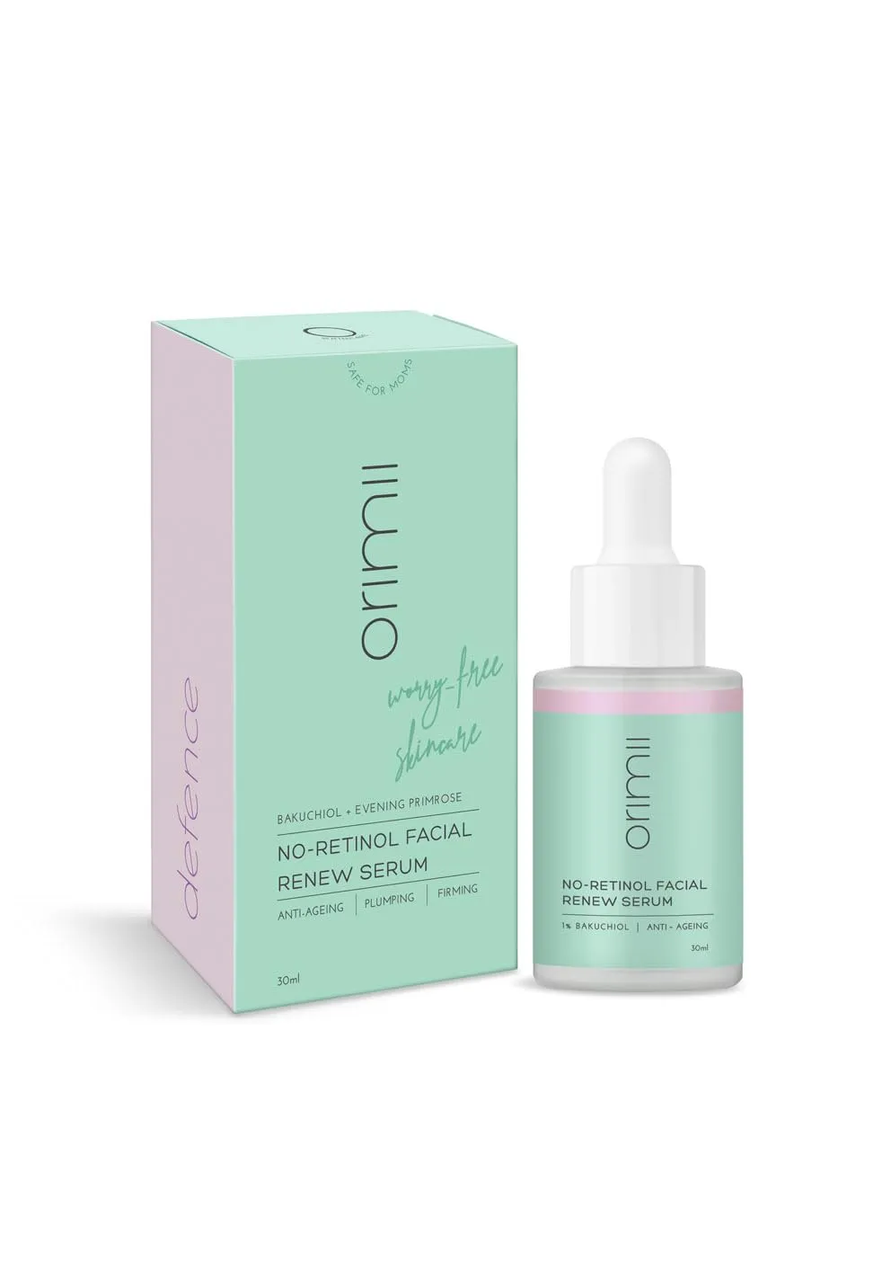 Orimii No Retinol Anti Ageing 1% Bakuchiol Face Serum (30ml) - Pregnancy Safe