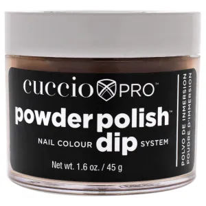 Pro Powder Polish Nail Colour Dip System - Caramel Kisses by Cuccio for Women - 1.6 oz Nail Powder