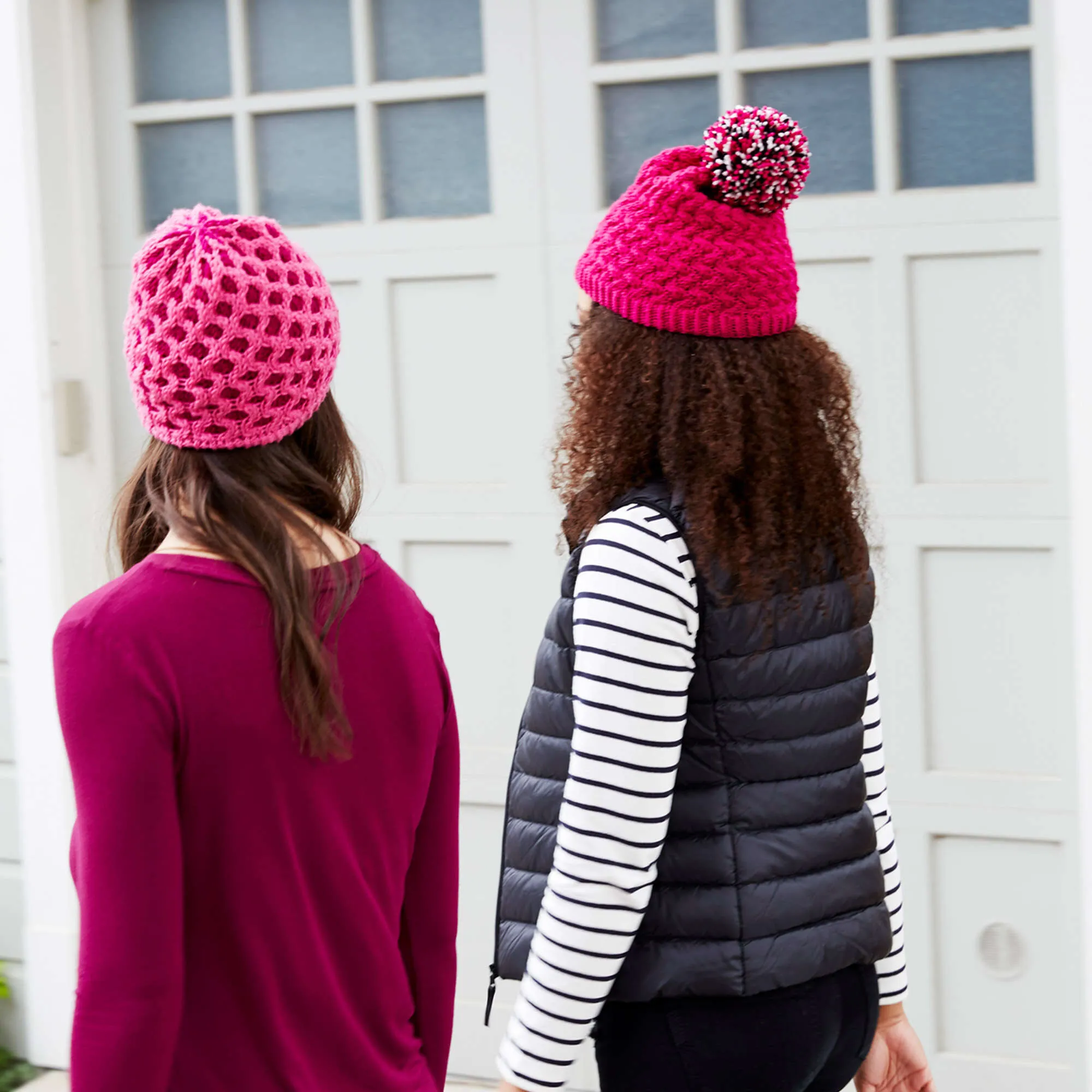 Red Heart Knit Capriciously Chic Hat