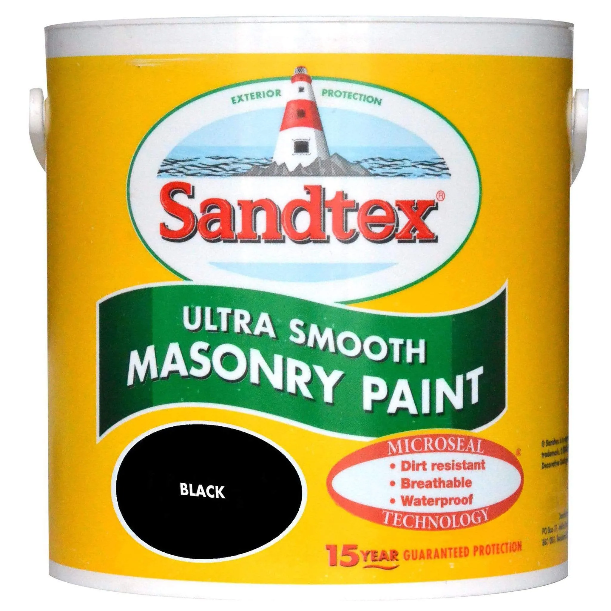 Sandtex Black Ultra Smooth 2.5L Paint