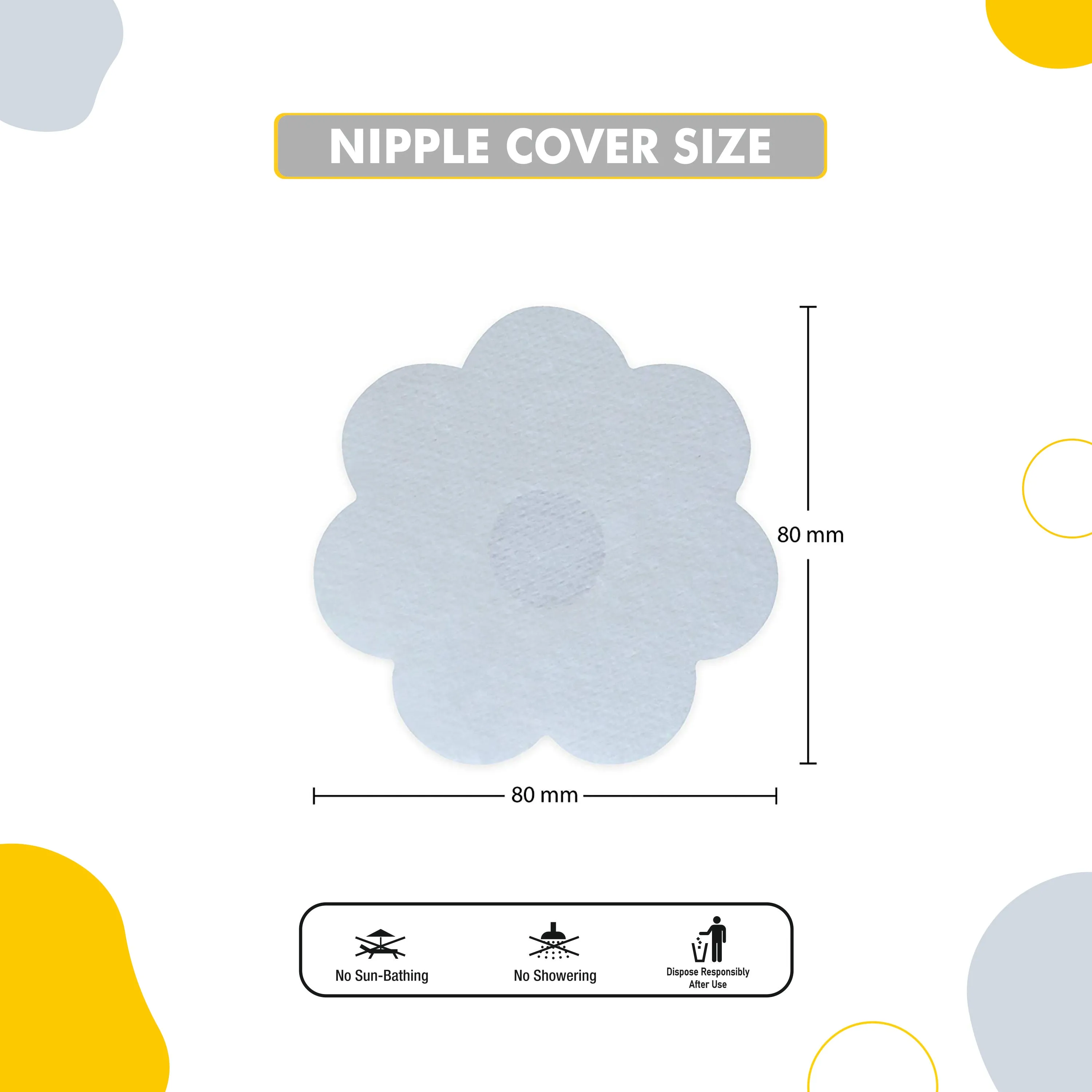 SlickFix Nipple Covers  (Color options available)