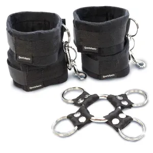 Sportsheets 5-piece Black Bondage Set for Bdsm Couples