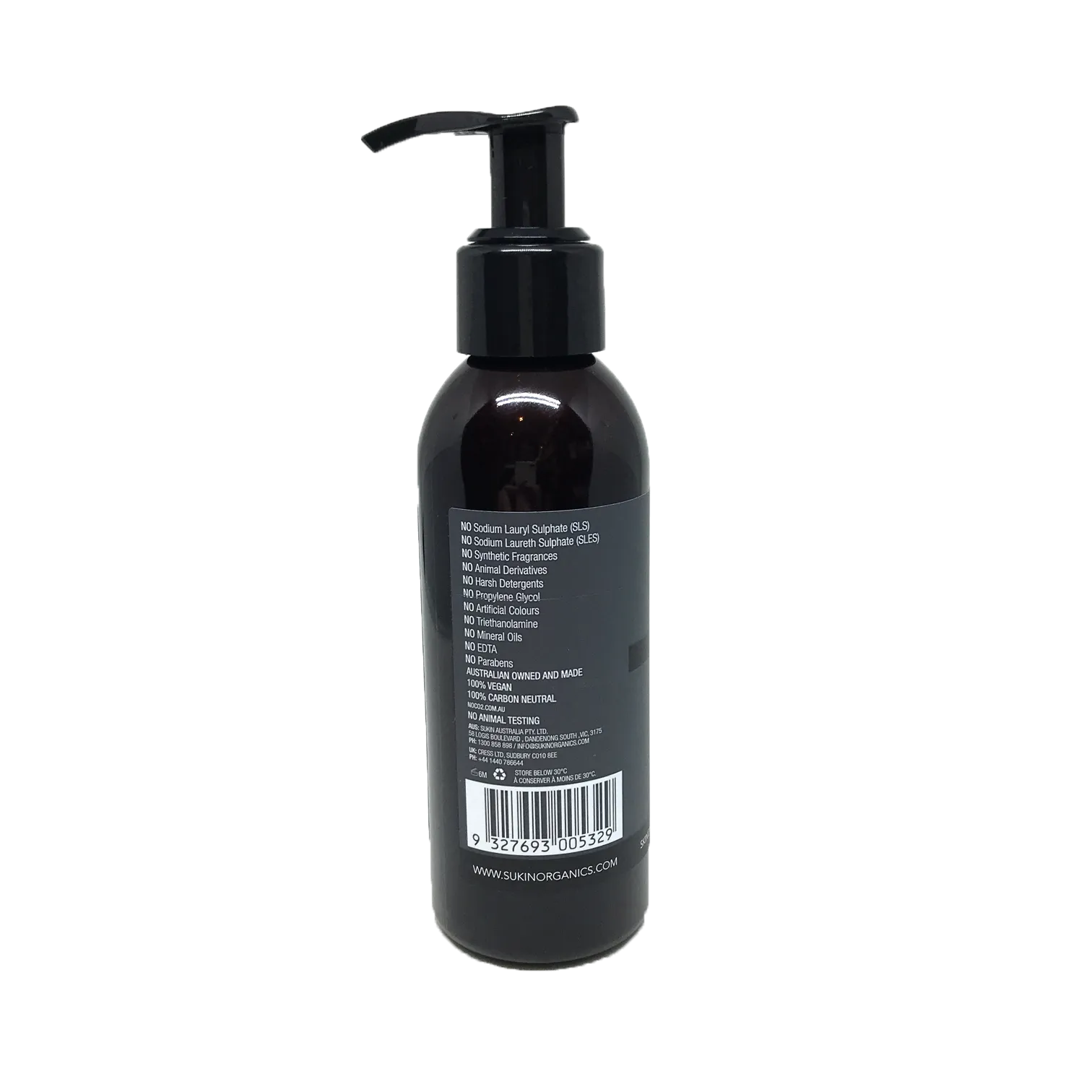 Sukin Oil Balancing   Charcoal Purifying Gel Cleanser 125ml (Discontinued)