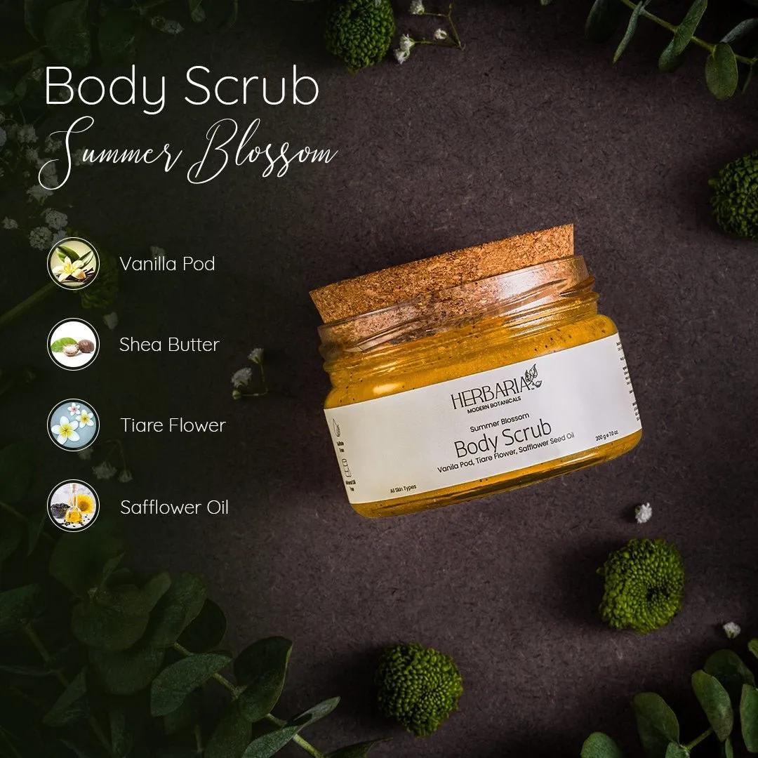 Summer Blossom- 100% Vegan Body Scrub- 200g