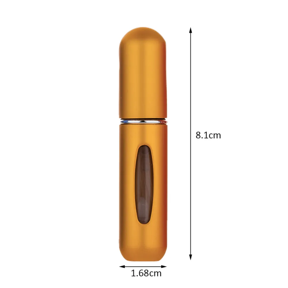 Sunset Yellow 5ml Mini Refillable Perfume Spray Bottle