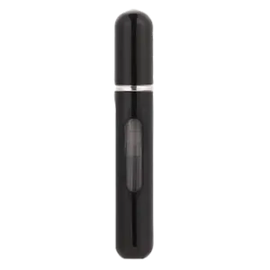 Ultra Black 8ml Mini Refillable Perfume Spray Bottle