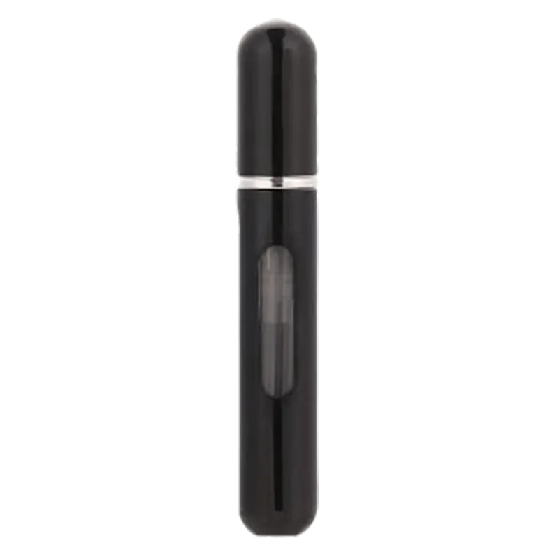 Ultra Black 8ml Mini Refillable Perfume Spray Bottle