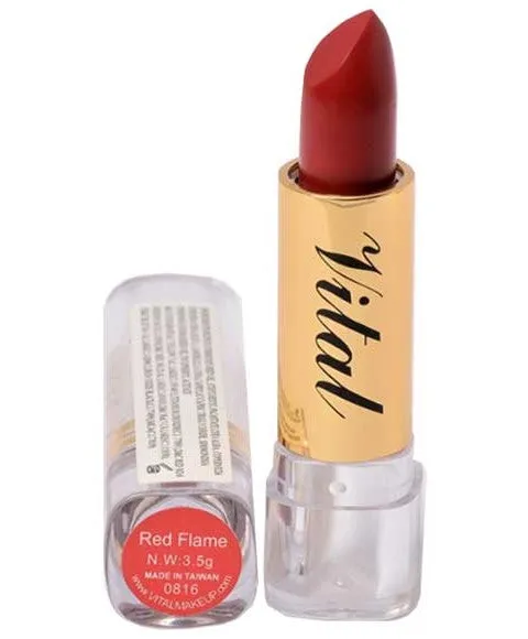 Vital Makeup  Moisturizing Lipstick Red Flame