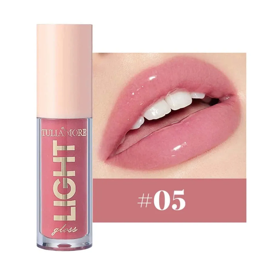 Watery Gloss Lip Plumper, Long-Lasting Moisturizing Lip Glaze